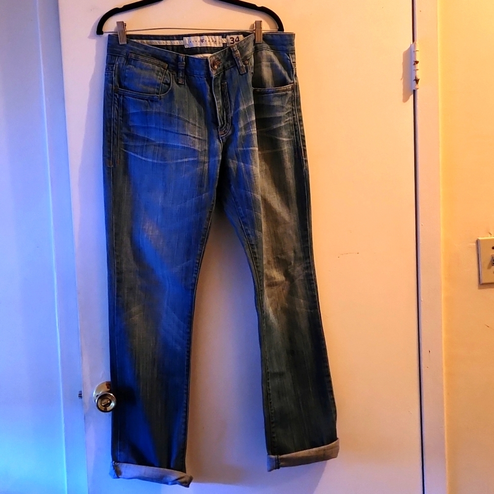 Mens Five Four Jeans "Original Straight" Size 34